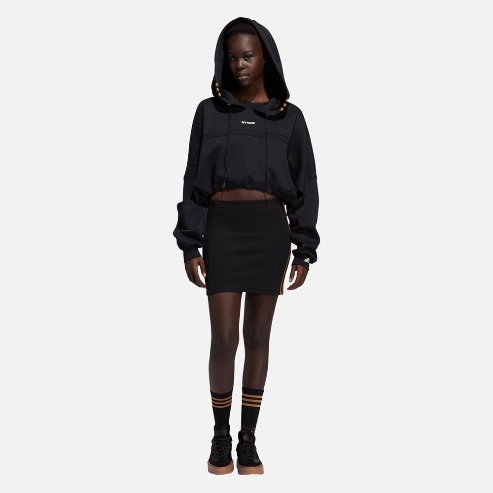 Ivy Park Hooded Cutout Dress Medium - image 1